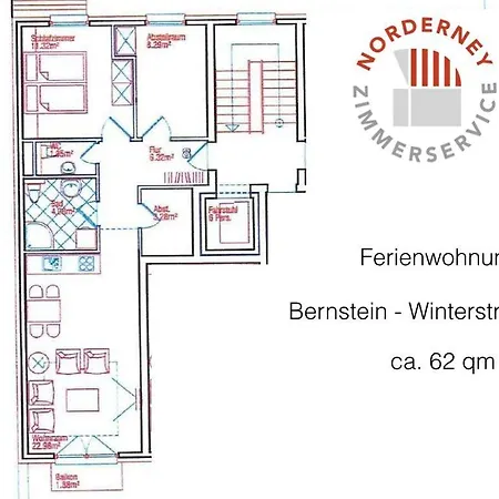 Apartment Winterstrasse 17 - Bernstein Norderney